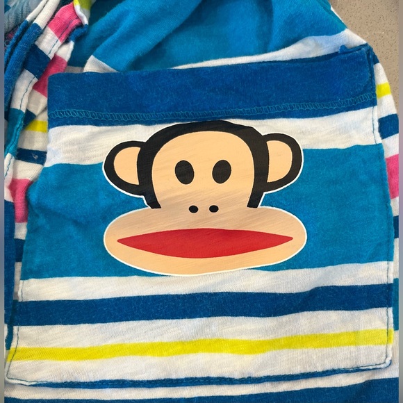 Vintage Y2K Paul Frank Women’s Striped Lightweight Robe Sleepwear Size L/XL - Picture 5 of 11